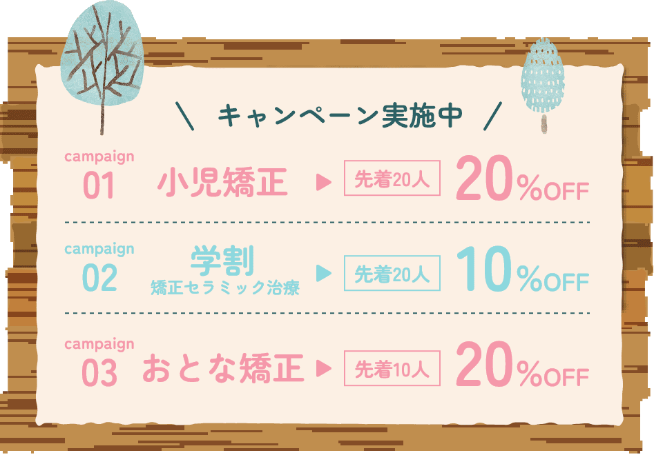 新規開業キャンペーンのバナー